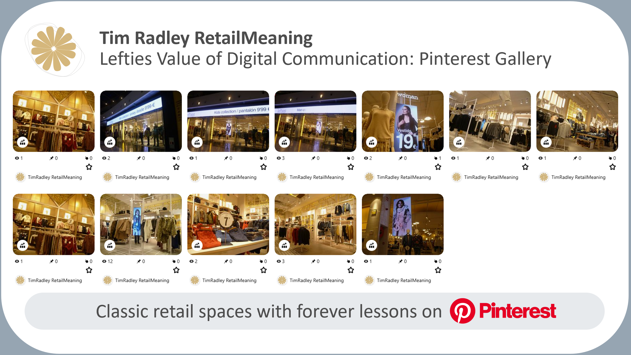 Lefties Value of Digital Communication: Pinterest Gallery