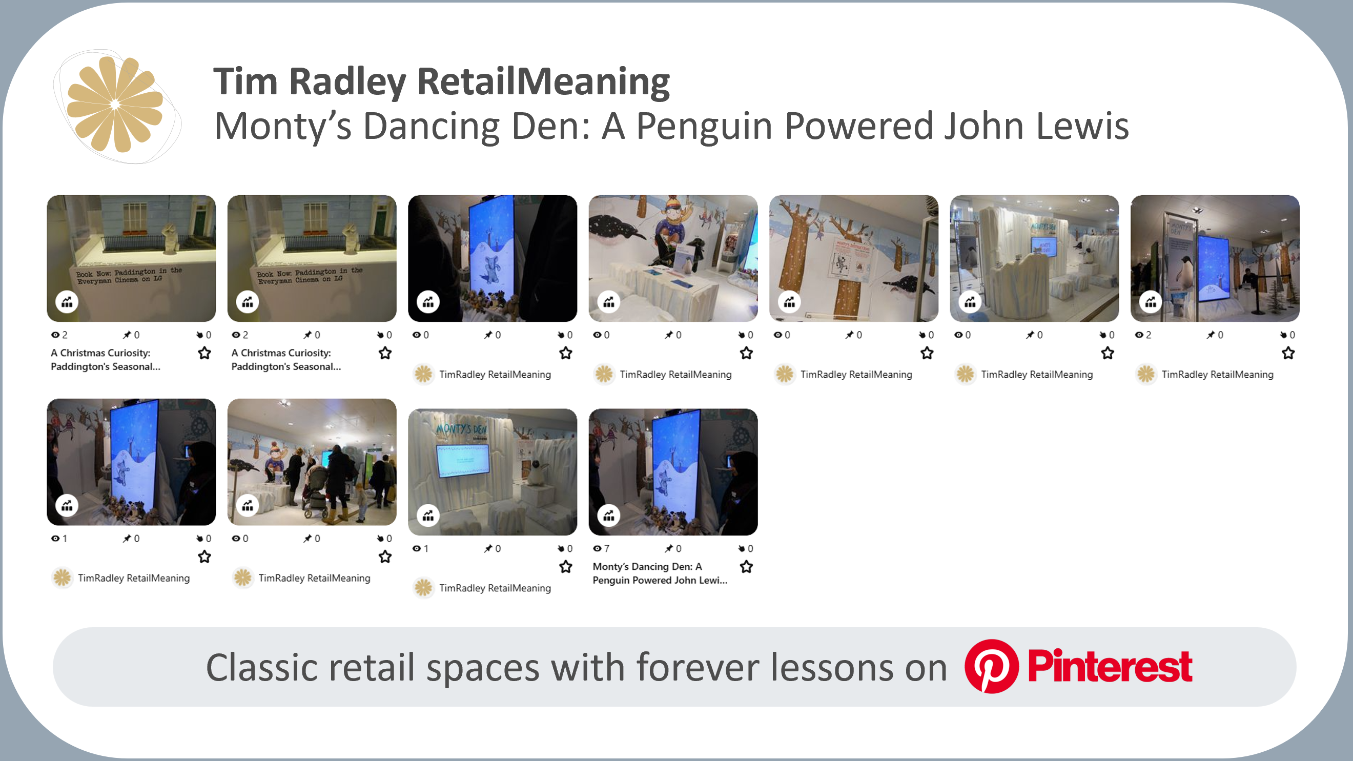 Monty’s Dancing Den: John Lewis Pinterest Board