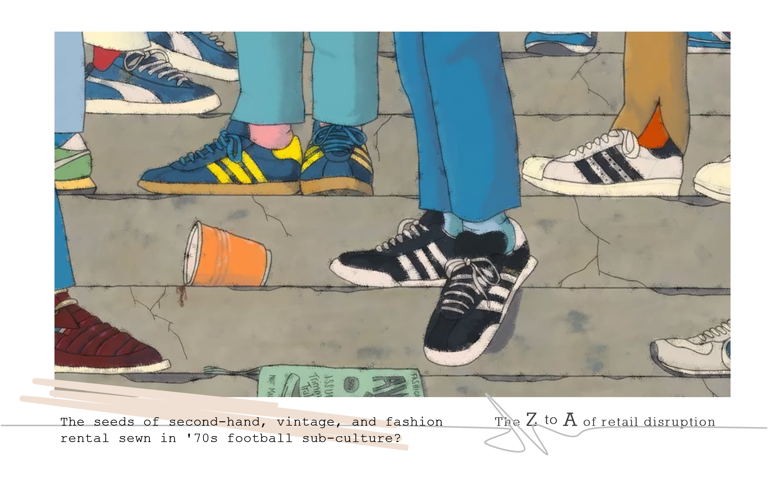 Were the seeds of second-hand, vintage, and fashion rental sewn in ’70s football sub-culture?