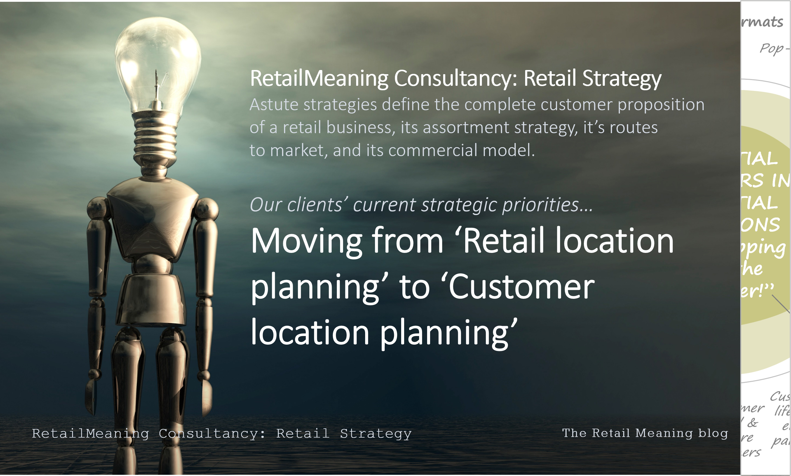 Moving from ‘Retail location planning’ to ‘Customer location planning’